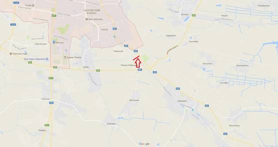 Схема рекламной плоскости по адресу Еліт Фрут Н-09 Мукачеве – І.Франківськ – Рогатин - Львів км. 437, в сторону вул.Зелена (верхній) 2