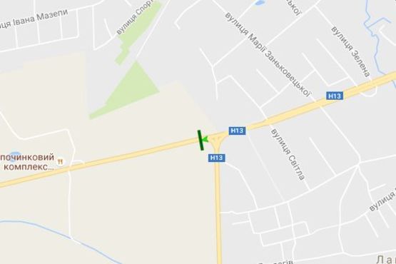 Схема рекламной плоскости по адресу Городоцька вул. (на Шегіні)