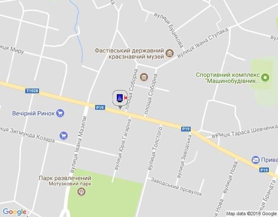 Схема рекламної площини за адресою г.Фастов,  ул. Соборная, Торговый центр Фастов Сити, м-н Фора,