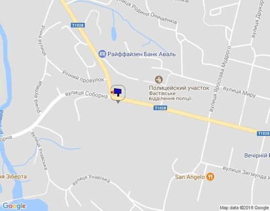 Схема рекламной плоскости по адресу перекресток ул. Соборной и ул.Героев Танкистов, основной перекресток в городе