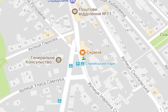 Схема рекламной плоскости по адресу Іларіона Свєнціцького вул., 3