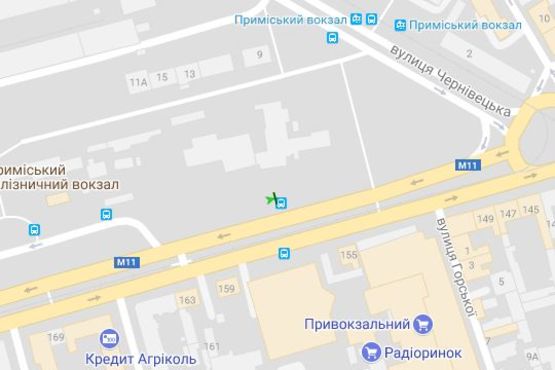 Схема рекламной плоскости по адресу Городоцька вул., 155