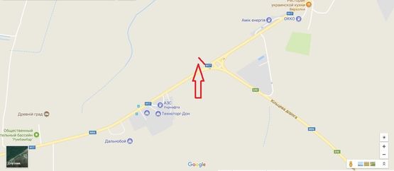 Схема рекламної площини за адресою Підїзд до м Львів, км 0+150, праворуч (с Гамаліївка)