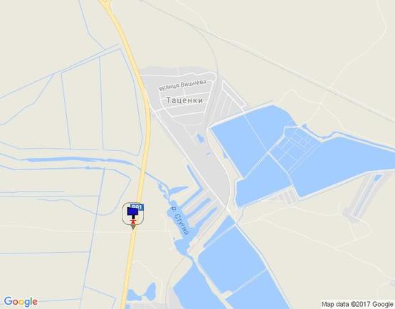 Схема рекламной плоскости по адресу За с.Таценки, перед м.Обухів; 41км+480 праворуч(Н-01 Київ-Знамянка)