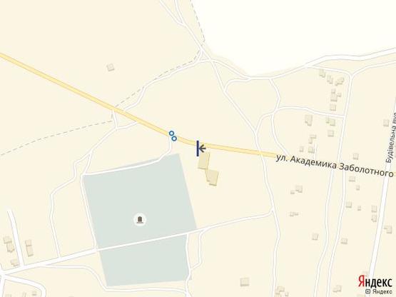 Схема рекламної площини за адресою Заболотного 17 Б (трц Ривьера)