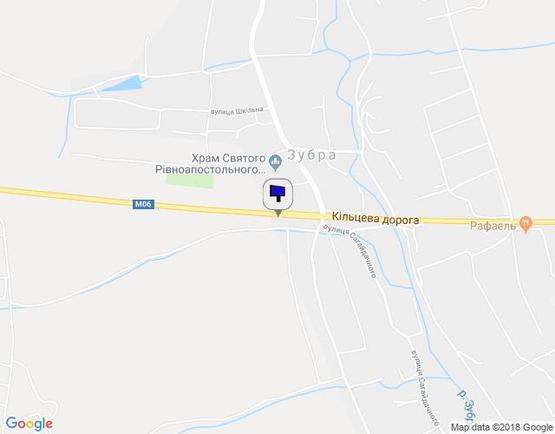 Схема рекламной плоскости по адресу Об'їздна дорога(Lv050)