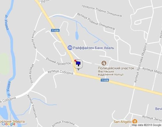 Схема рекламной плоскости по адресу перекресток ул. Соборной и ул.Героев Танкистов, основной перекресток в городе