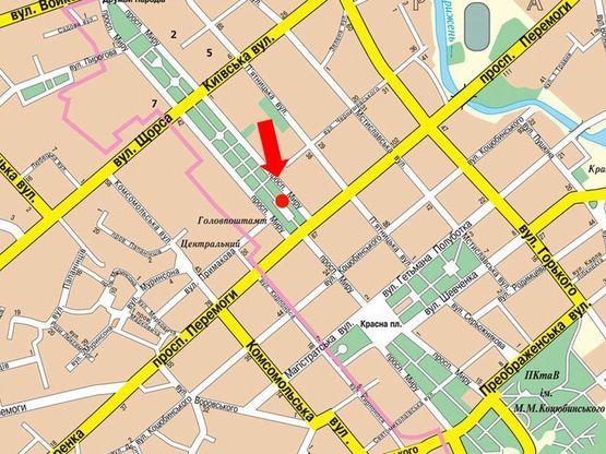 Схема рекламной плоскости по адресу проспект Мира, 41, Областной совет (сторона Б)