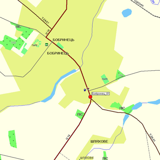 Схема рекламної площини за адресою Виїзд з м.Миколаїва, вул. Миколаївська, 188 (вул.Леніна)