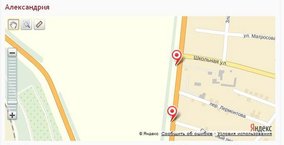 Схема рекламной плоскости по адресу Кременчуцьке шосе, 2