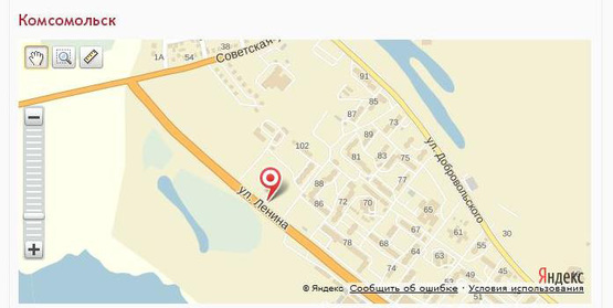 Схема рекламной плоскости по адресу пр-т. Героїв Дніпра (пр-т.Леніна)