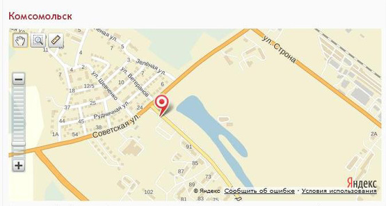 Схема рекламної площини за адресою вул. Добровольського