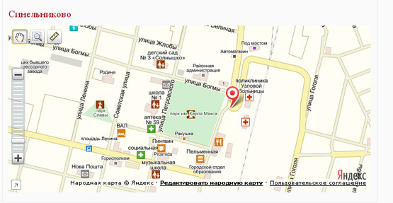 Схема рекламної площини за адресою вул. Виконкомовська, 1 (р-н З/Д моста)