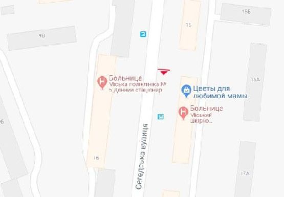 Схема рекламной плоскости по адресу Сегедская ул.,17