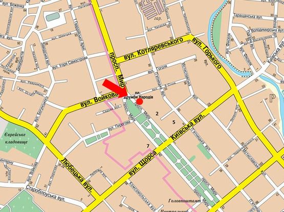 Схема рекламной плоскости по адресу проспект Мира 55 центр Право (сторона Б)