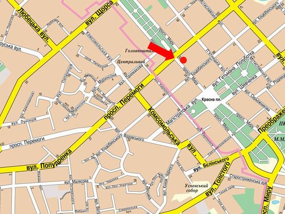 Схема рекламной плоскости по адресу проспект Мира, 31, маг Стерн (сторона Б)