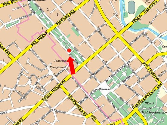 Схема рекламной плоскости по адресу проспект Мира 44г, ресторан Pasta Basta(Сторона Б)