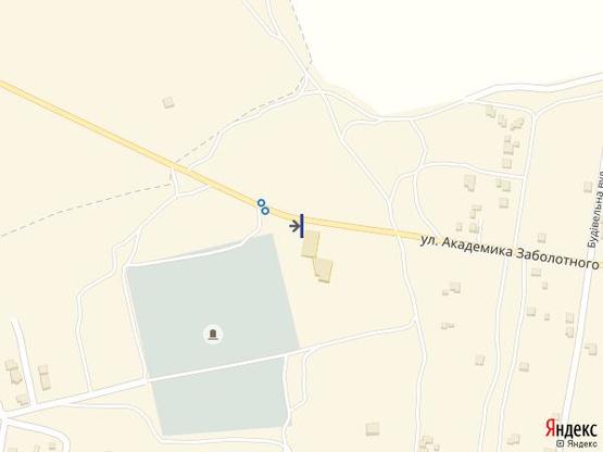 Схема рекламної площини за адресою Заболотного 17 А (трц Ривьера)