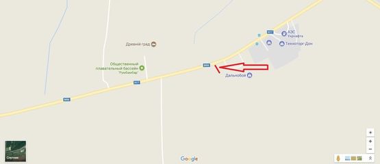 Схема рекламної площини за адресою Підїзд до м Львів, км 0+900, ліворуч (с Гамаліївка, ГК Древній Град, РК Румбамбар)