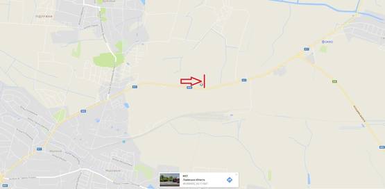 Схема рекламної площини за адресою Обїздна Н-17, Підїзд до м.Львова, виїзд зі Львова в сторону гот. Древній Град (нижній) 2