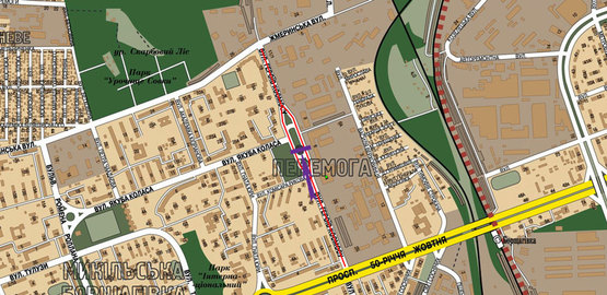 Схема рекламной плоскости по адресу ул.Героев Космоса, 4, ТРЦ "Ритм", ТЦ "Фуршет" , "Квадрат"