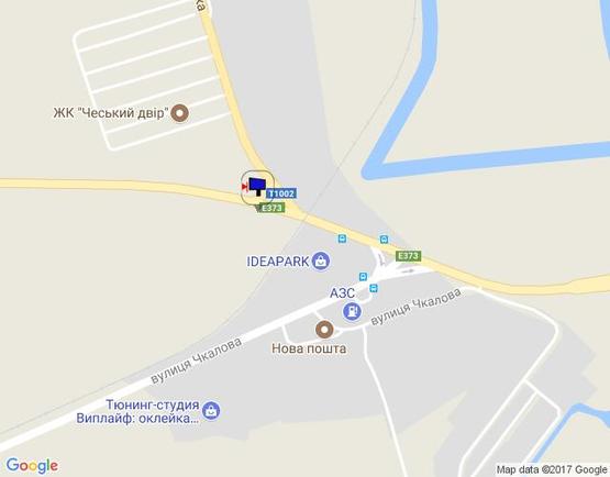 Схема рекламної площини за адресою м. Ірпінь, трасса М-07, км 23+875 ліво, вул. Свято-Покровська, 24А