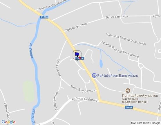 Схема рекламной плоскости по адресу ул. Героев Танкистов, ГАИ, из центра, к жилмассивам Журавлёвка, Кадлубица, дорога на Житомир (справа)