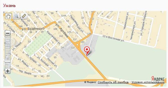 Схема рекламной плоскости по адресу ул. Артема (южный въезд в город)