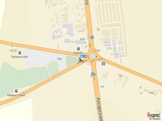 Схема рекламної площини за адресою Одесса-Рени 11+800 Б (слева, въезд на 2 столба)