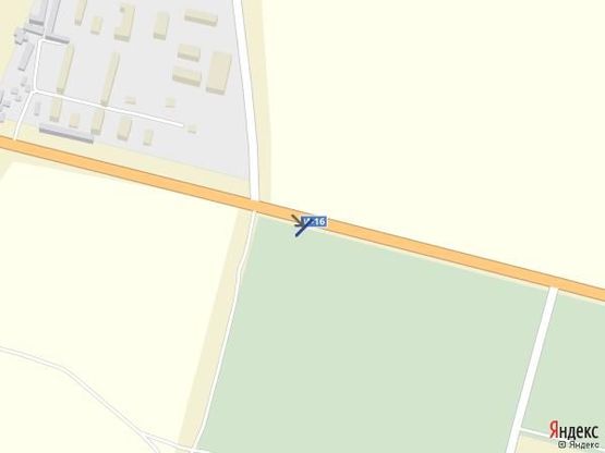 Схема рекламной плоскости по адресу Одесса-Кучурганы 13+540  А (в стор. Одессы)