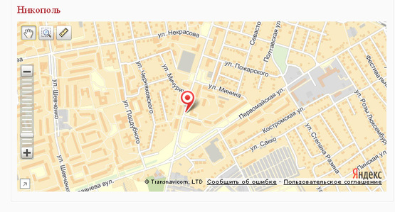 Схема рекламной плоскости по адресу вул. Патріотів України (район будівлі №142-а)