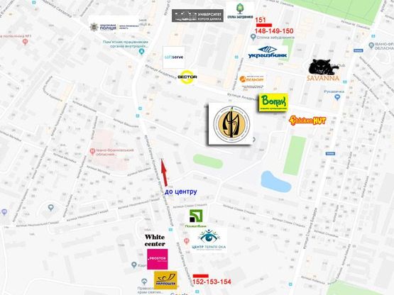 Схема рекламной плоскости по адресу Коновальця ринок ПРИЗМА (А)