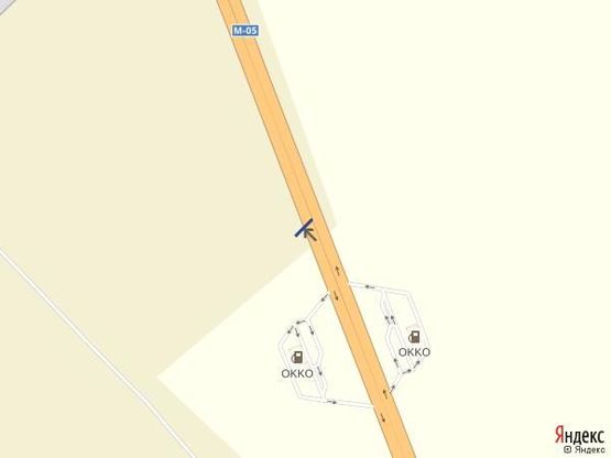 Схема рекламної площини за адресою Трасса  Киев-Одесса 453+900 Б (в стор. Киева)