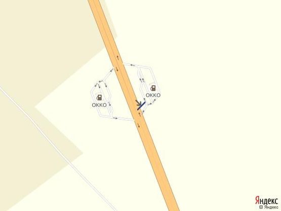 Схема рекламной плоскости по адресу Трасса  Киев-Одесса 454+150 Б (в стор. Одессы)