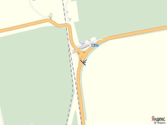 Схема рекламної площини за адресою Трасса Одесса-Ильичёвск 12+400 Б (в стор. Ильичевска)