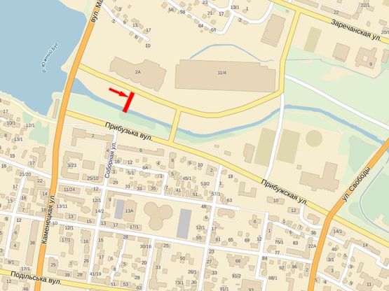 Схема рекламной плоскости по адресу Рыбалка М. ул., 2а, возле ТРЦ"Оазис", №6