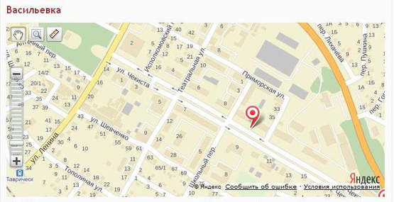 Схема рекламної площини за адресою бул.Центральный, 10