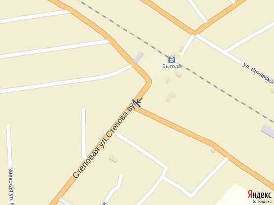 Схема рекламної площини за адресою с. Выгода (Б) Трасса Одесса-Кучурганы