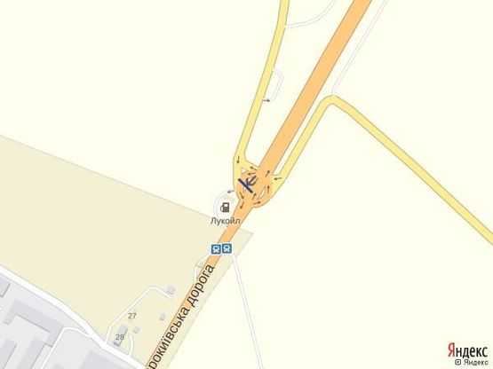 Схема рекламної площини за адресою Одесса-Николаев 21+900 А (в стор. Одессы)