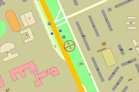 Схема рекламной плоскости по адресу Братиславская /акад.Курчатова