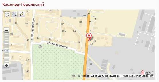 Схема рекламной плоскости по адресу Нигинское шоссе, 34