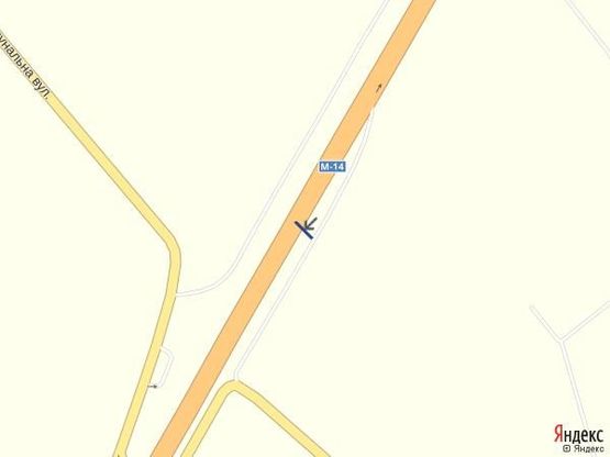 Схема рекламної площини за адресою Одесса-Николаев 22+400 Б (в стор. Одессы)