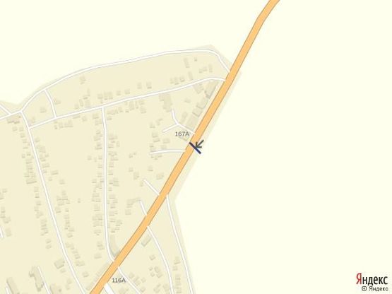 Схема рекламной плоскости по адресу Oдесса-Б.Днестровский Прилиманское 1 Б ( в стор. Б-Днестр.)