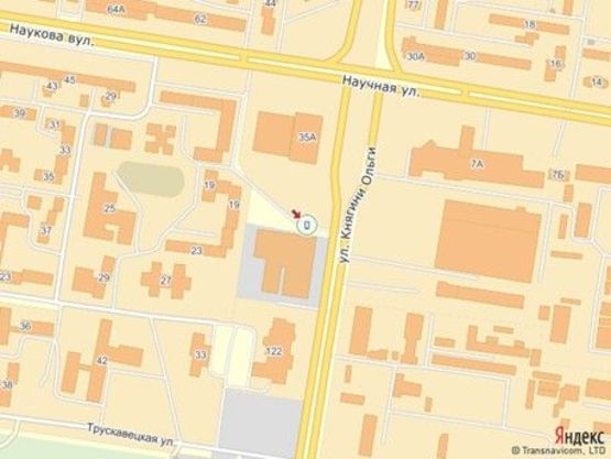 Схема рекламной плоскости по адресу вул.Кн.Ольги 120, Арсен, м.№2 правий