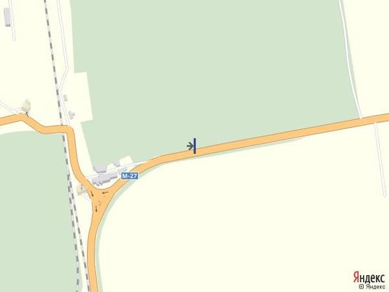 Схема рекламної площини за адресою Трасса Одесса-Ильичёвск 12+050 Б (в стор. Одессы)