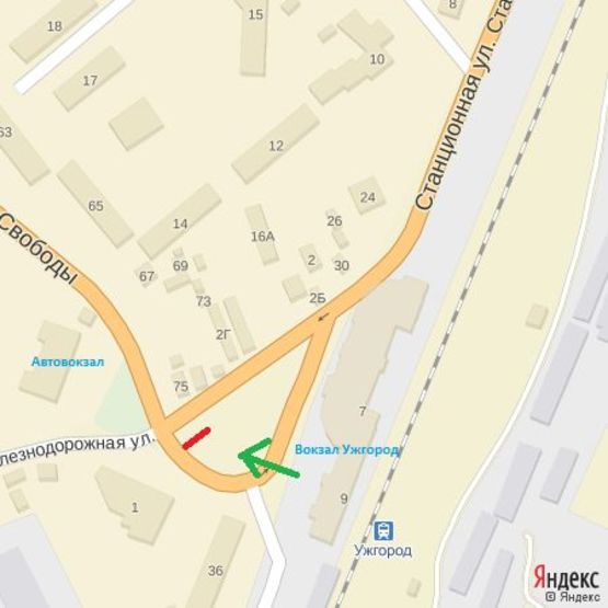 Схема рекламной плоскости по адресу пл.Г.Кірпи-просп.Свободи,Залізн.вокзал,Автовокзал-на Станційну