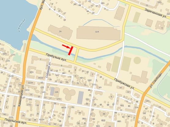 Схема рекламной плоскости по адресу Рыбалка М. ул., 2а, возле ТРЦ"Оазис", №9