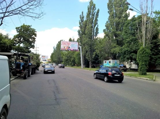 Схема рекламної площини за адресою ул. Краснова / ул. Генерала Швыгина, 40