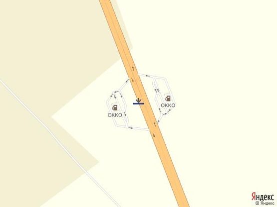 Схема рекламної площини за адресою Трасса  Киев-Одесса 454+00  А (в стор. Одессы)