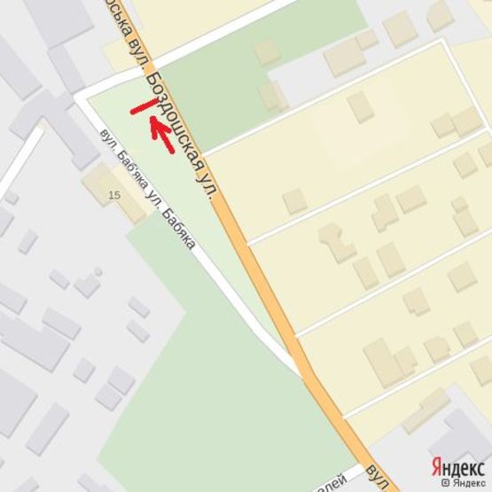 Схема рекламной плоскости по адресу вулБаб'яка -вул.Cнігурського,ТЦ Епіцентр, напр.-вул.Капушанська